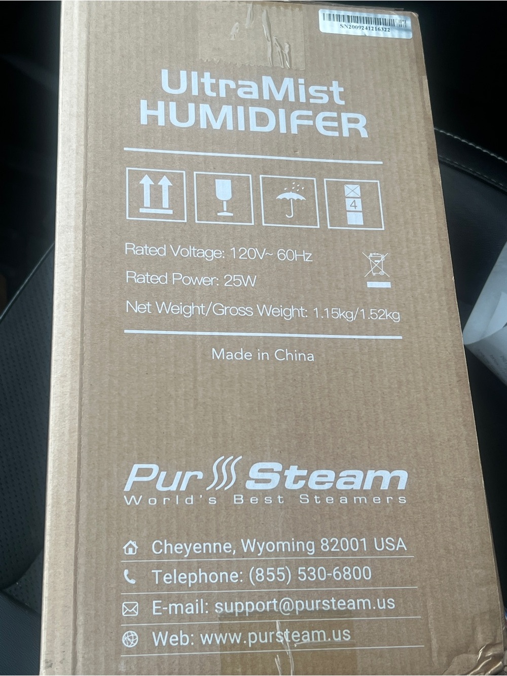 PurSteam UltraMist Humidifier - Picture 2 of 7